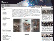 Tablet Screenshot of anssteel.com